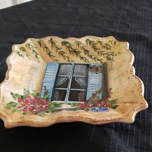 Rue de Paris French Window Plate.